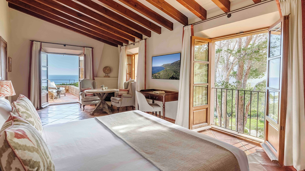 Son Bunyola luxury room with terrace