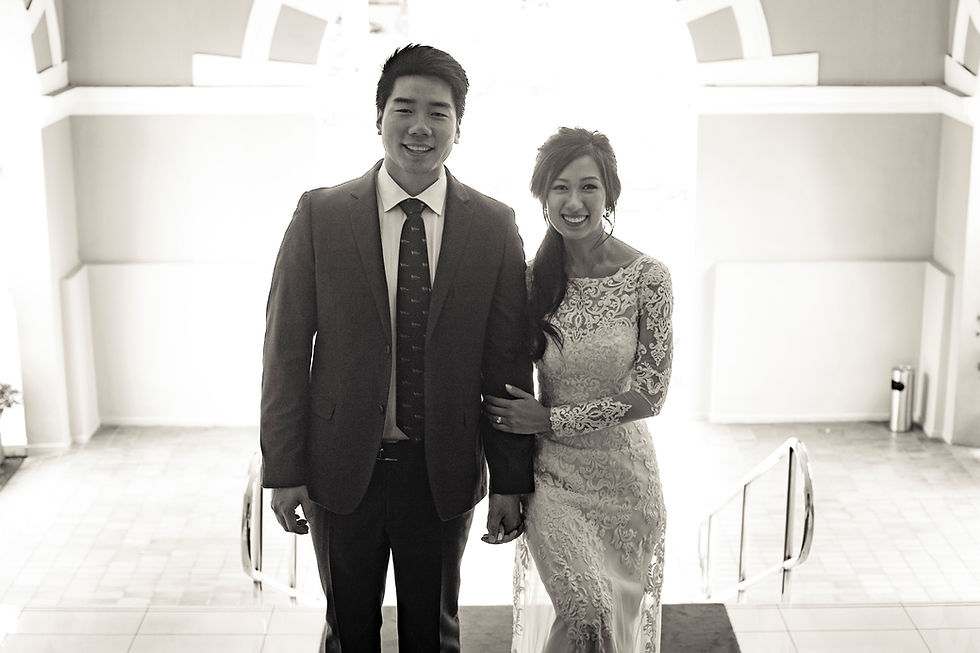 Wedding Couple Shoot at Goodwood Park Hotel Stair
