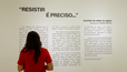 Exposição traz registros gráficos do passado para inspirar a democracia hoj
