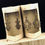Miniature : Art nouveau Mini - Boucles d'oreilles en bois gravées réversibles