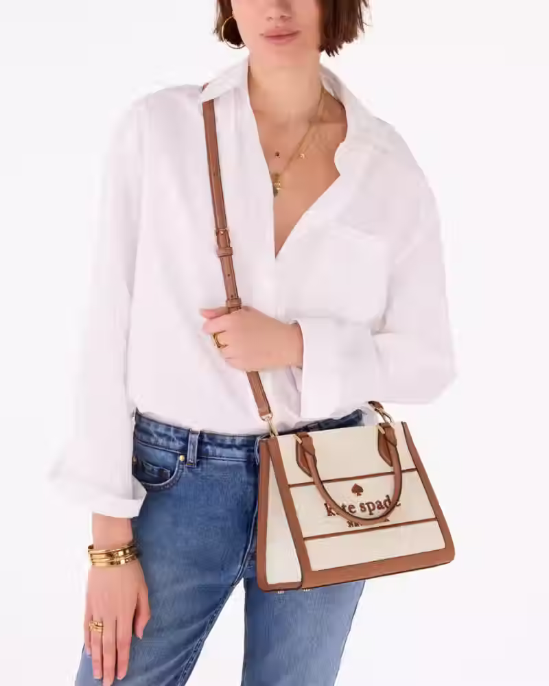 Thumbnail: Ellie Canvas Small Tote