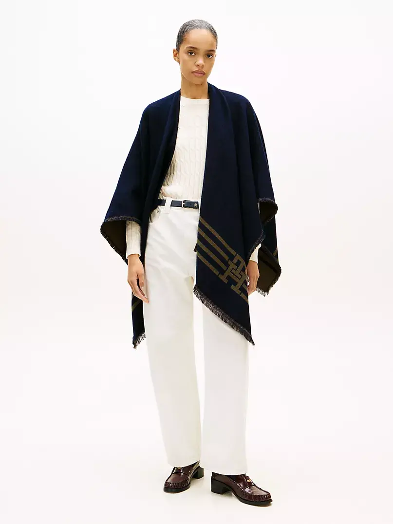 Thumbnail: Hilfiger Stripe Logo Cape