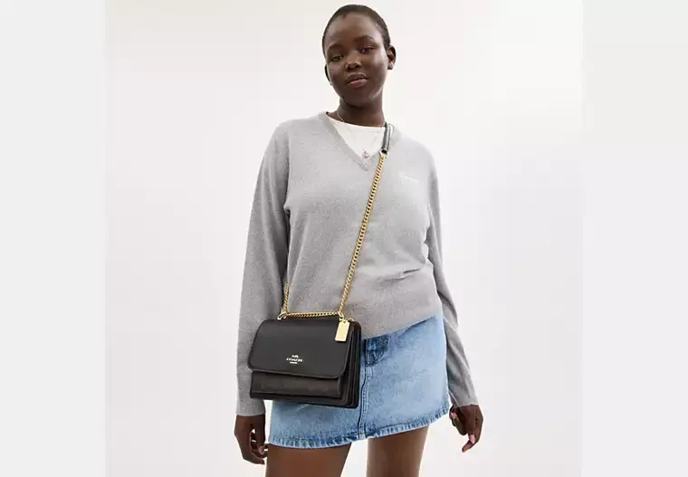 Thumbnail: Klare Crossbody Bag In Blocked Signature Canvas