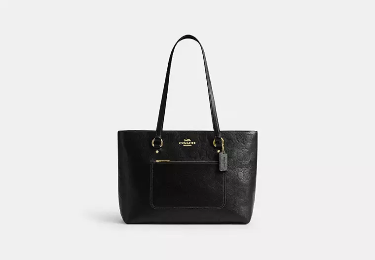 Station Tote Bag In Signature Leather