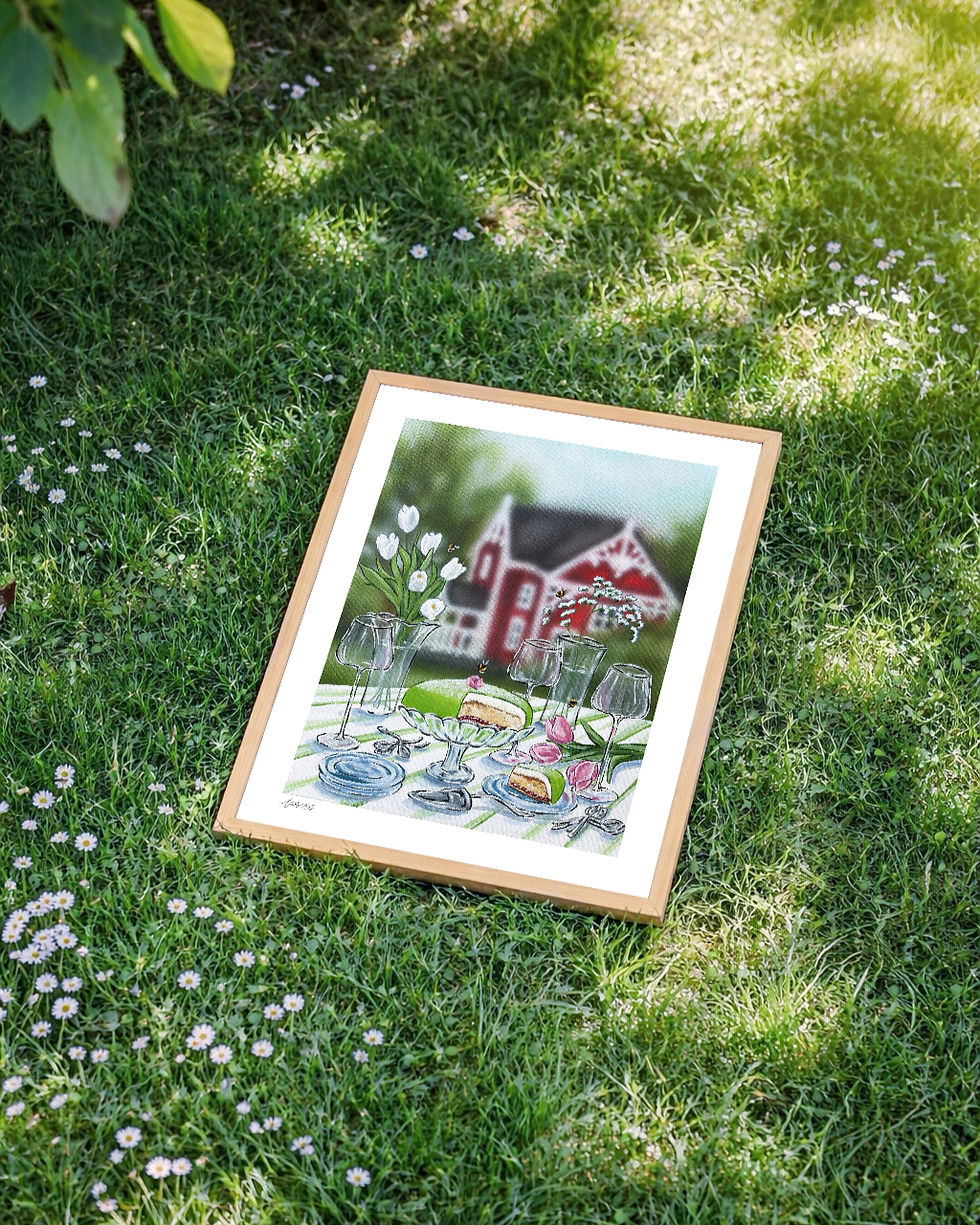 Miniatyrbild: Prinsesstårta | Print