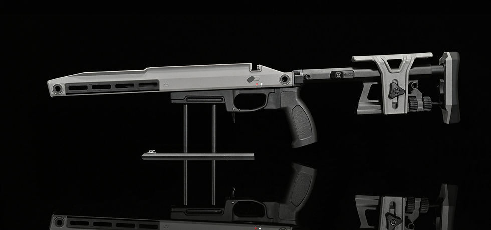 Thumbnail: TAC-41 A Aluminium Chassis with foldable stock