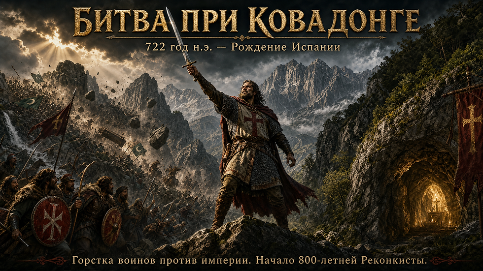 Битва при Ковадонге. События 1300 летней давности
