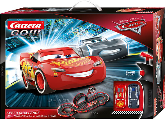 CARRERA GO!!!-62476 Disney Cars - Speed Challenge Set