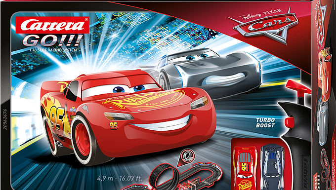 CARRERA GO!!!-62476 Disney Cars - Speed Challenge Set