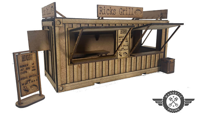 MAGNETIC RACING-041rg Container Ricks Grill (20ft)