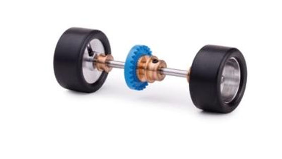 SLOT.IT-KK17 Axle Starter Kit Carrera DTM 17.3 x 8.2mm wheels