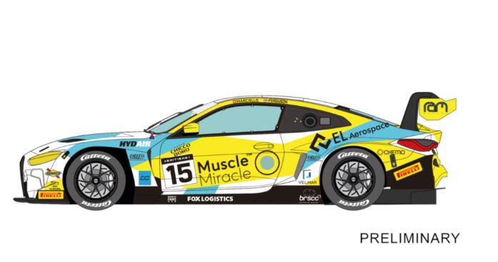 BMW M4 GT3 Ram Racing #15 British GT