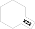 TAMIYA-X22 Clear Mini Acrylic Paint (Gloss)