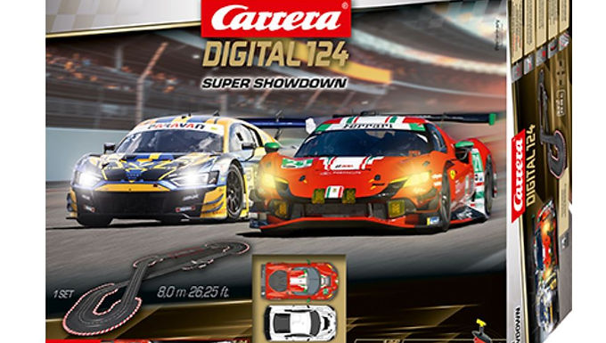 CARRERA-23639 D124 Super Showdown (including FREE 1/32 P.Supply)