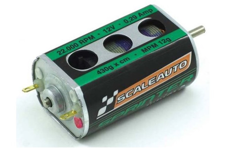 SCALEAUTO-0029 Sprinter Junior-2 Long Can Motor - 22 500 rpm | Mrslotcar