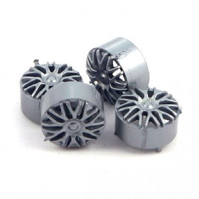 BBS Type Wheel Inserts for 17" Wheels Silver (x4)