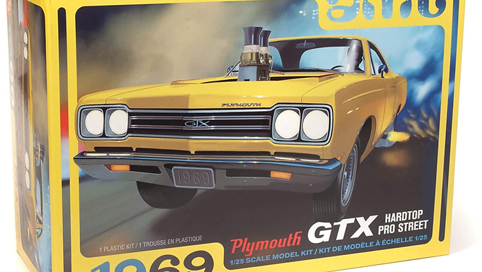 AMT-1180 1:25 1969 Plymouth Gtx Hardtop Pro 2T