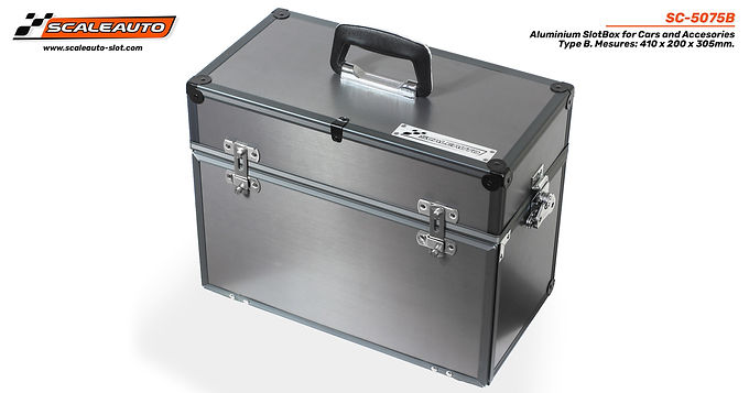 SCALEAUTO-5075B Aluminium Slot Box - Small
