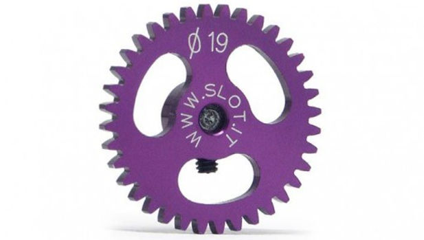 SLOT.IT-GS1936 Light Ergal SW Spur Gear 36t x 19mm - Purple