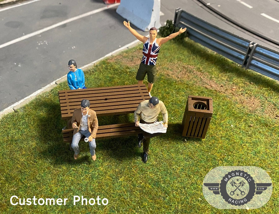 Thumbnail: MAGNETIC RACING-045 Picnic Benches x4