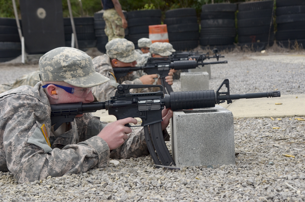 Real XMC marksmanship training at Camp Liberty