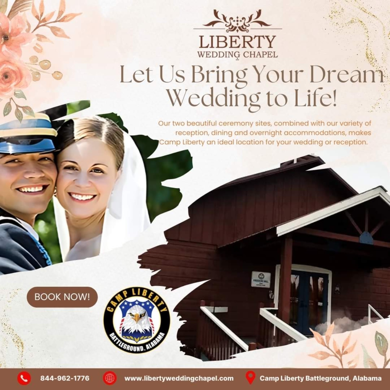 Liberty Wedding Chapel ceremony and venue photograph 5