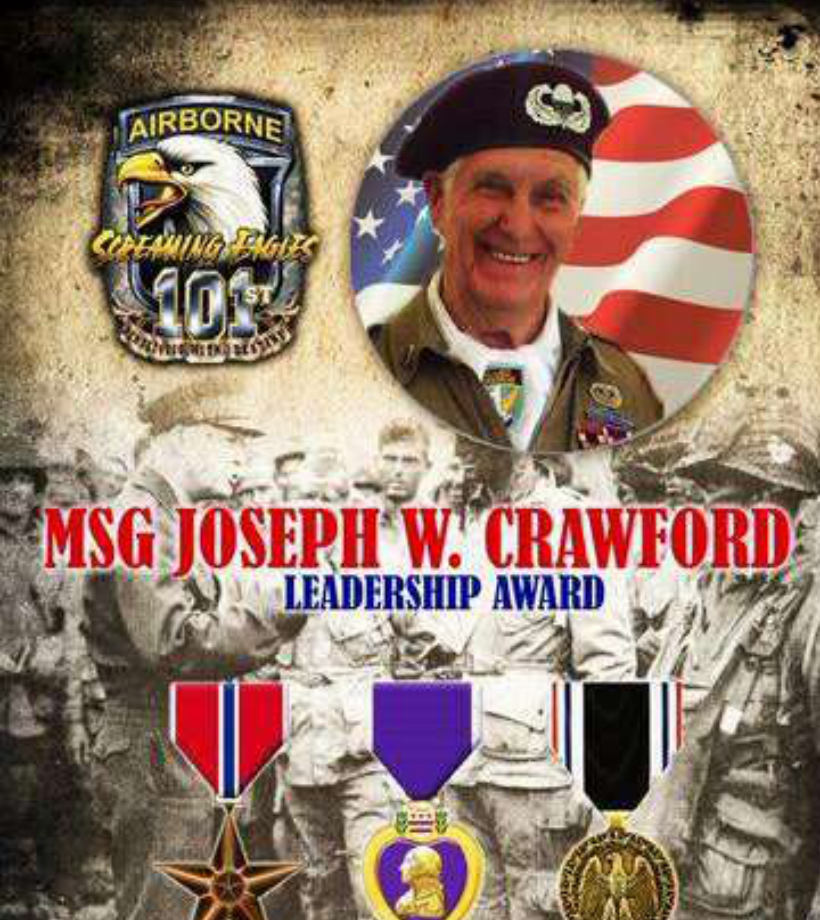 Historical tribute to MSG Joseph W Crawford