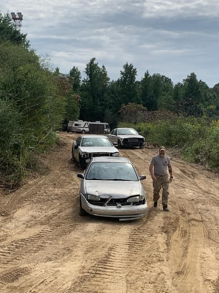 Vehicle props at the Tactical Training Range