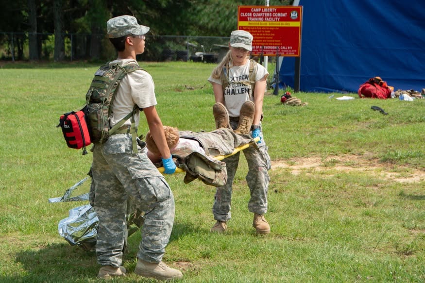 Real XMC Search and Rescue training at Camp Liberty