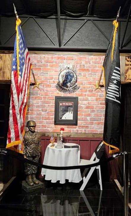 Citizen Hall POW MIA tribute display