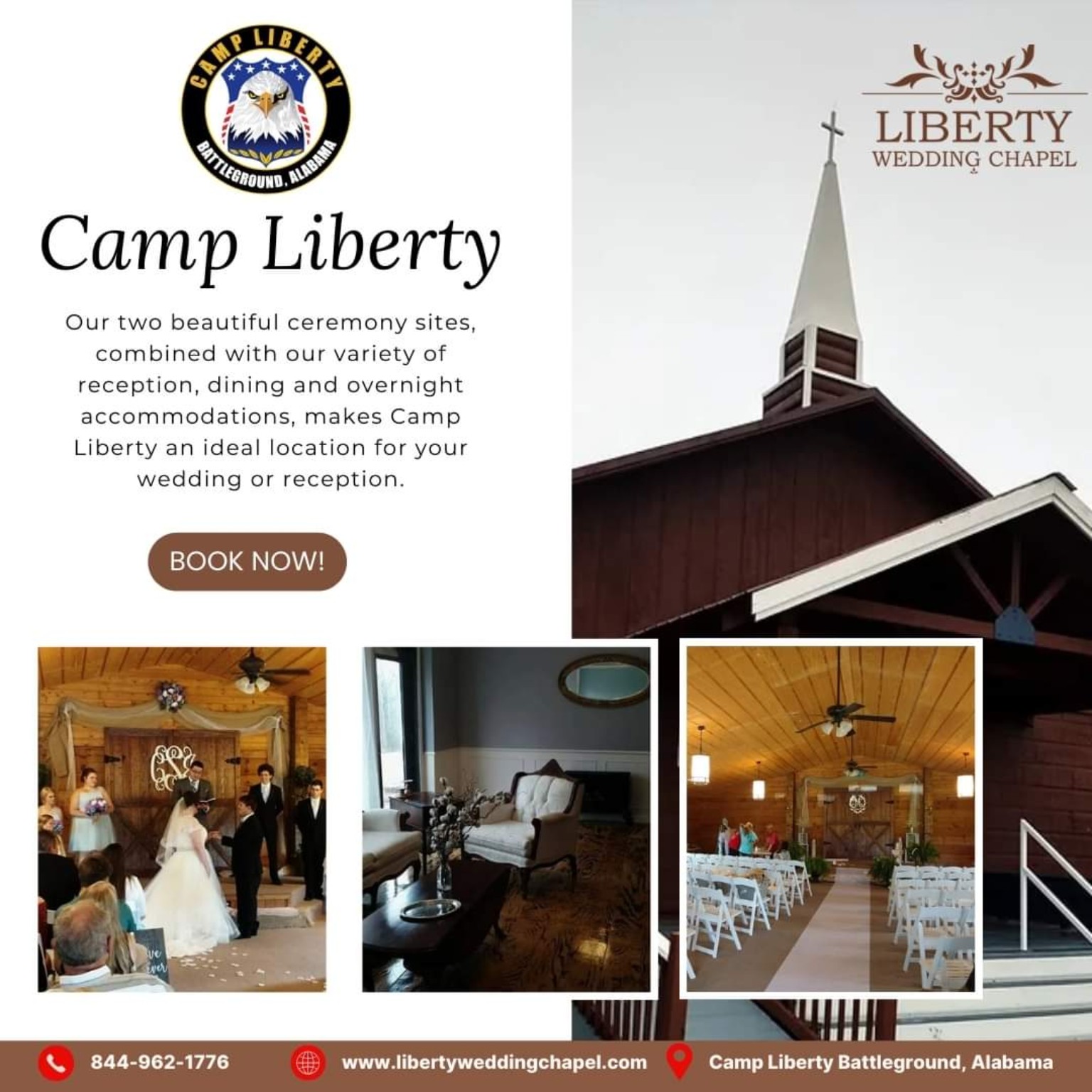 Liberty Wedding Chapel ceremony and venue photograph 6