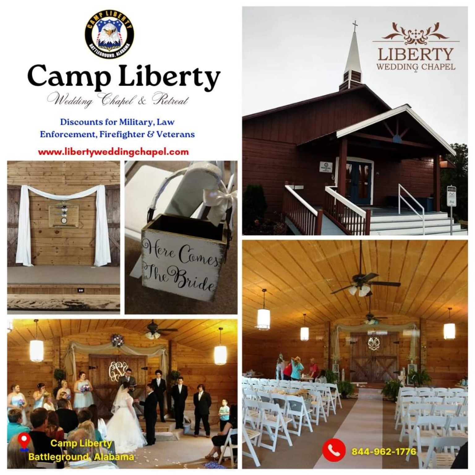 Liberty Wedding Chapel ceremony and venue photograph 7