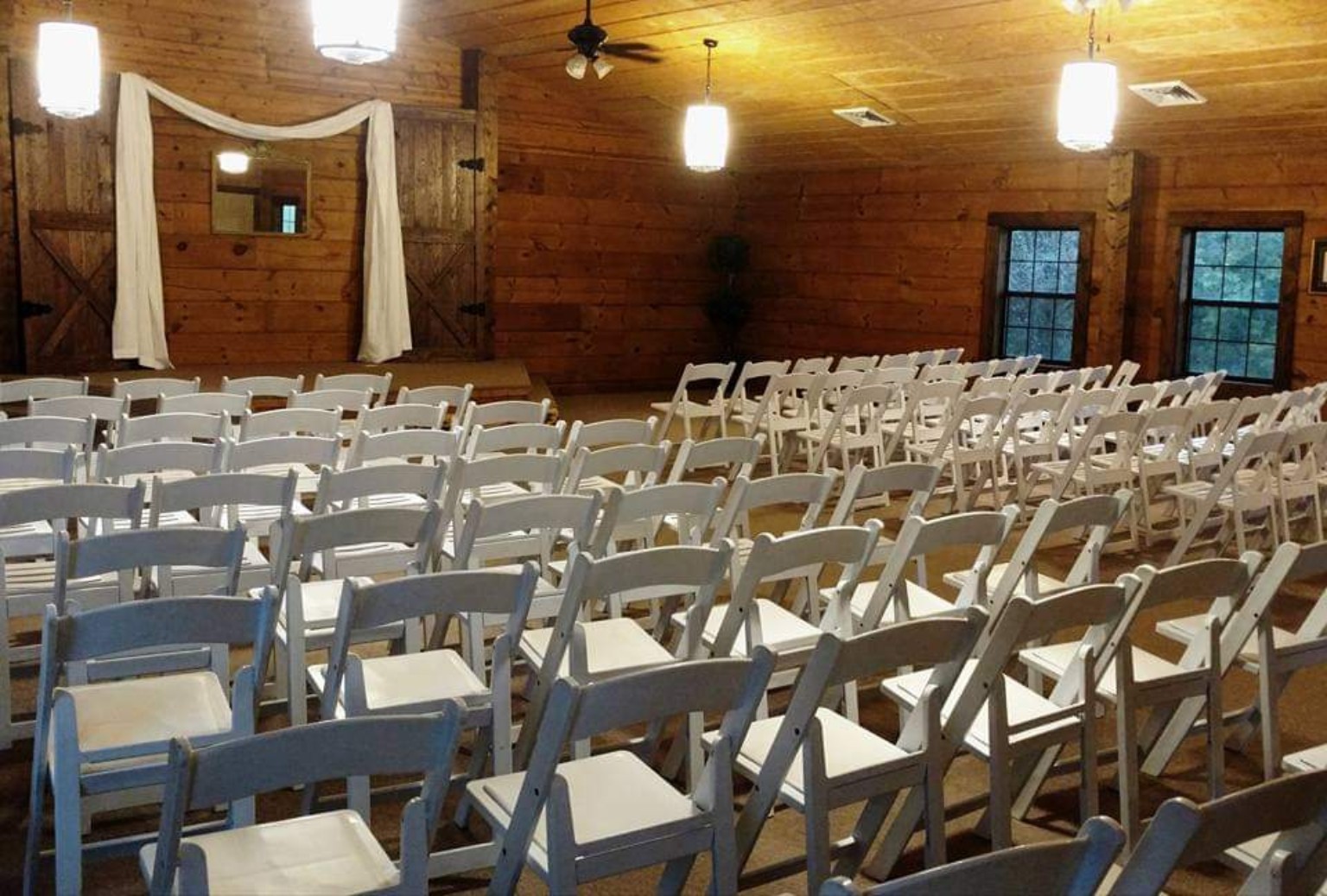 Liberty Wedding Chapel ceremony seating