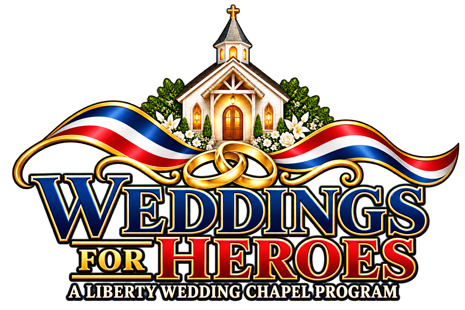 Weddings for Heroes logo