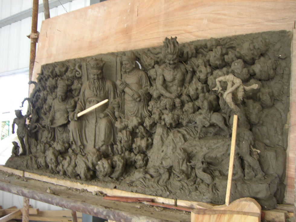 念佛宗の仏教美術、廻向堂の十王図彫刻
The Buddhist Art of Nenbutsushu