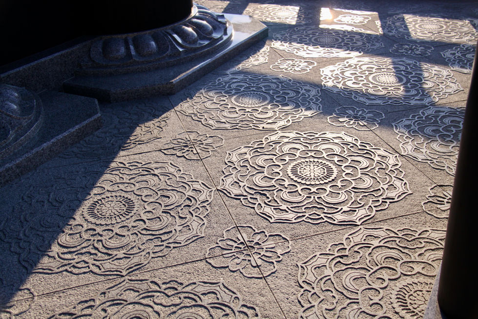Stone carving 石彫刻 - 念佛宗(念仏宗無量寿寺) 手水舎009