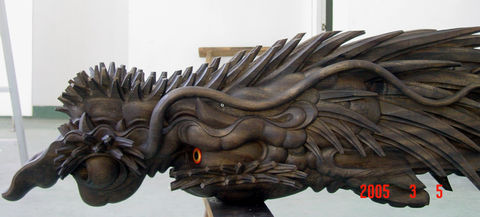 隅龍彫刻 山門 念佛宗