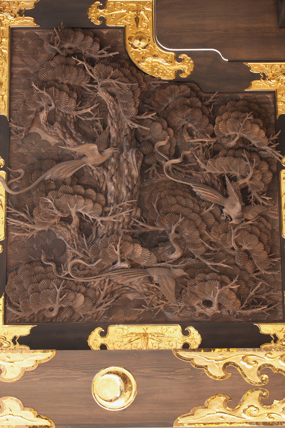 「寿帯に松~彫刻 Sculpture」 念佛宗（念仏宗）無量寿寺 佛教之王堂  社寺仏教美術 nenbutsushu001