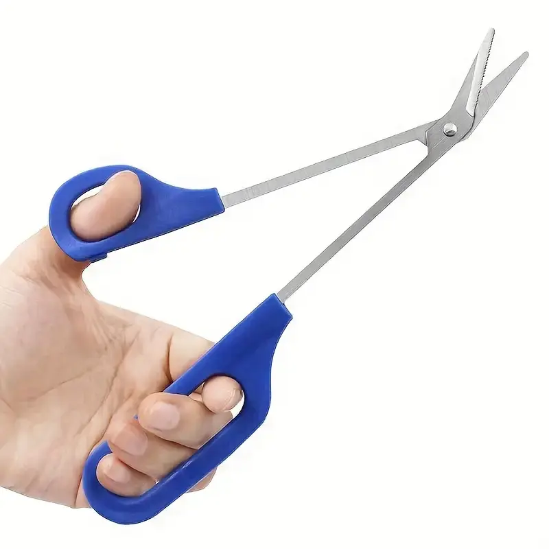 Long Handle Toe Nail Scissors open