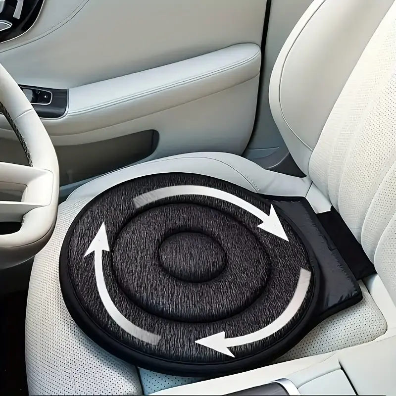 360° Rotating Car Seat Cushion in car