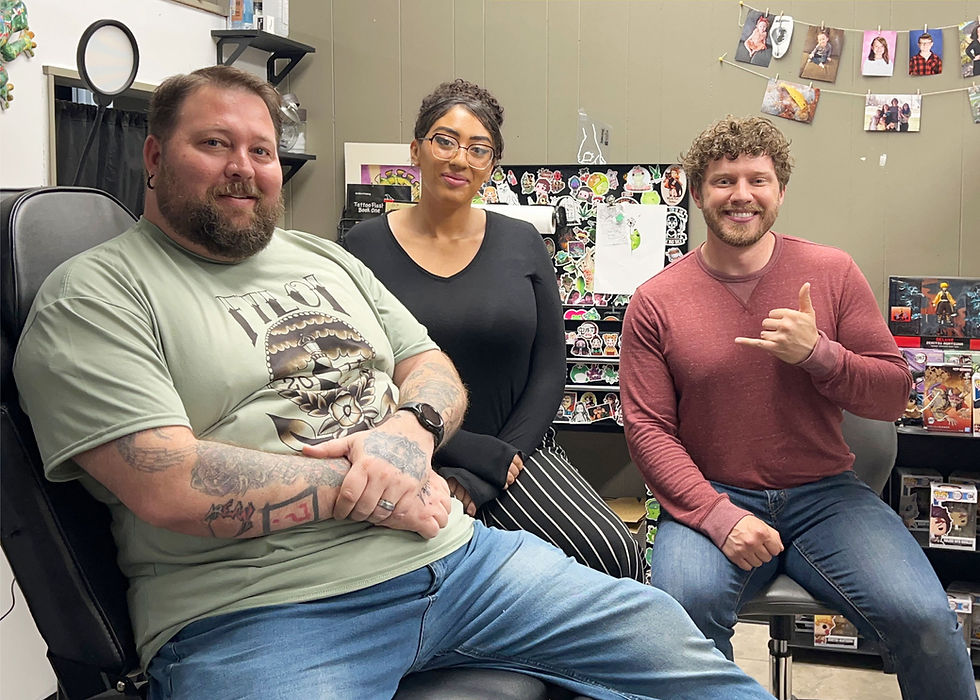 Chris Walls, Tiara Harris, Dustin Pearce