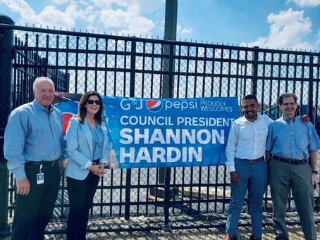 Columbus City Council President Shannon Hardin G&J Pepsi Columbus Tour