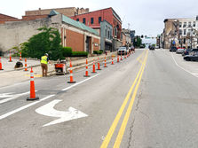S. South Street Sidewalk, Parking & Lane Closure