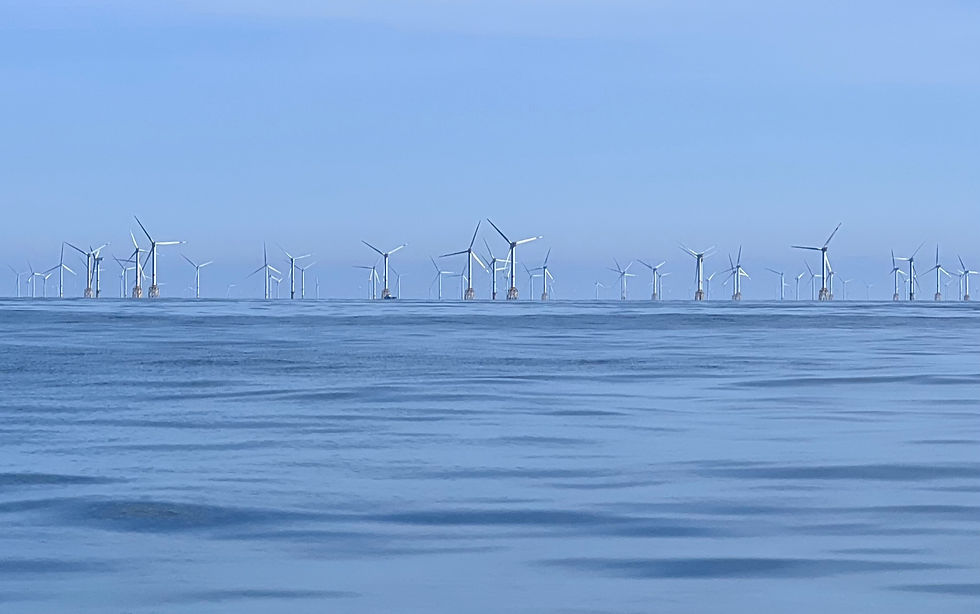 Wind farm in the North Sea