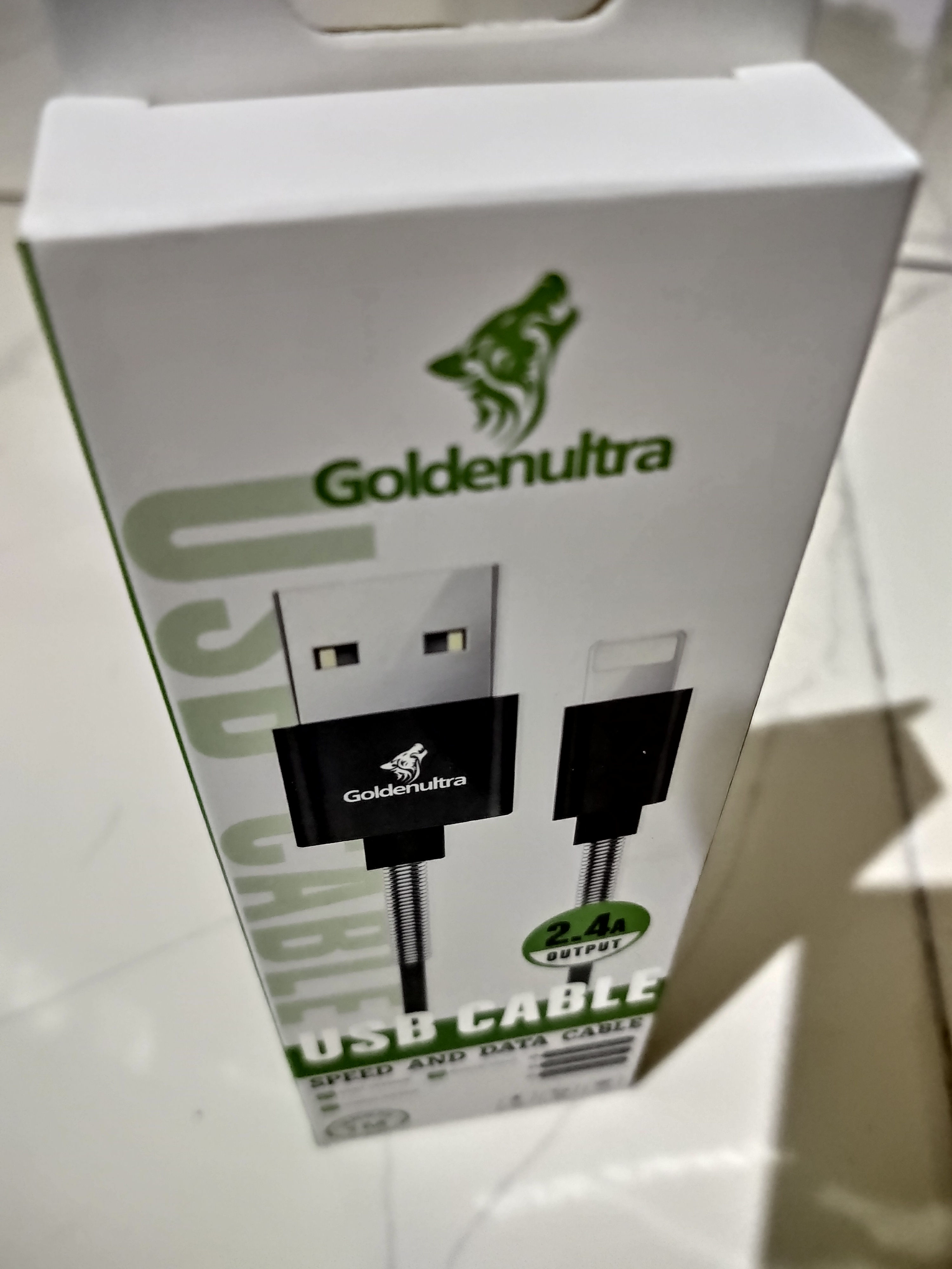 Cabo USB Lightening - iPhone - Goldenultra