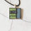 Thumbnail: Grey and Lime Mosaic Pendant