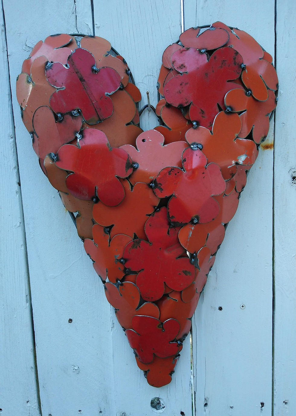 Red Flower heart