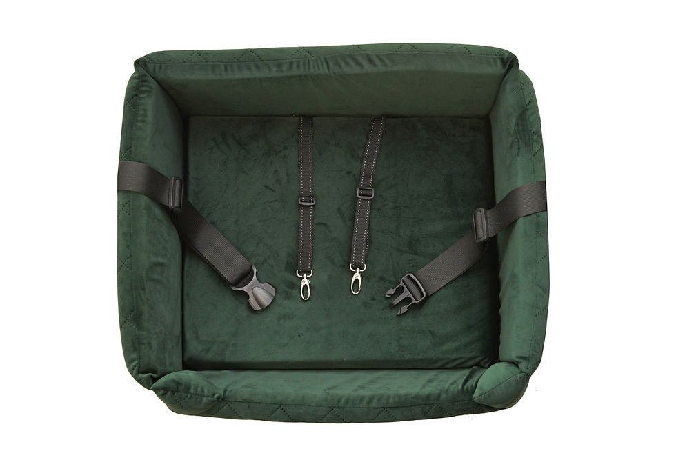 Miniaturbild: VELVET MEMORY Autositz Green