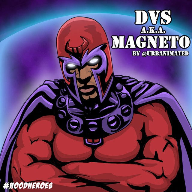 Instagram - DVS (@dvs_1arda) Aka Magneto By @Urbanimated #HoodHeroes #Magneto #D