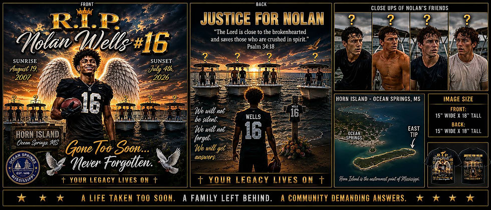 Thumbnail: Nolan Wells number 16 tribute comforter from the Justice for Nolan memorial collection additional view